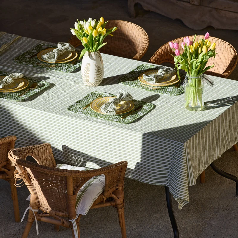 Nappe Sous l’Olivier - 100% Coton lavé
