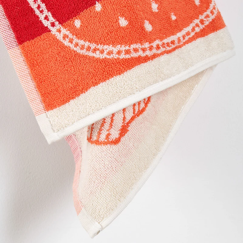Lot de 3 essuie-mains Confiture - Eponge coton jacquard