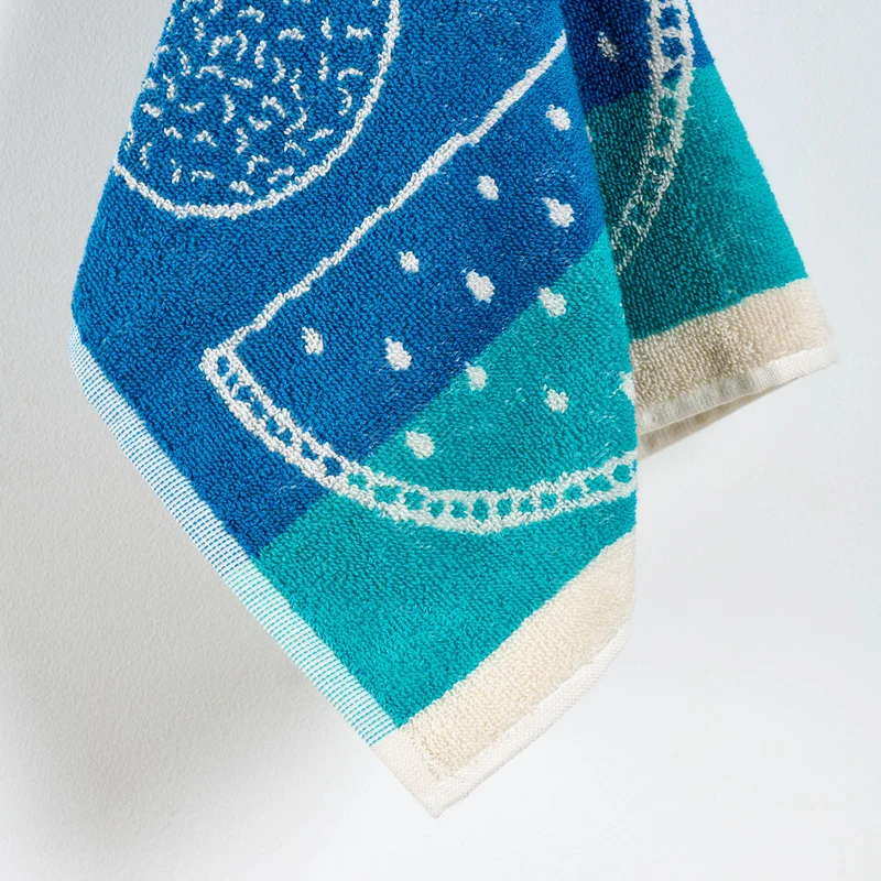 Lot de 3 essuie-mains Confiture - Eponge coton jacquard
