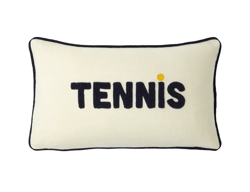 Coussin décoratif Coton - L TENNIS