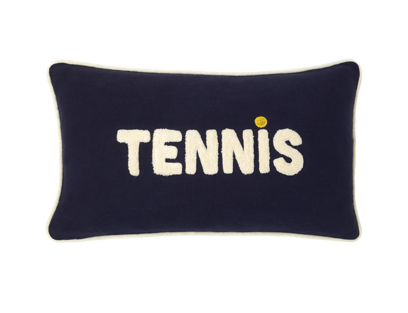 Coussin décoratif Coton - L TENNIS