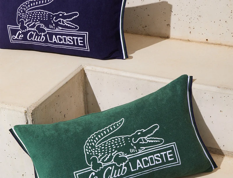 Housse de coussin Jersey éponge - L LE CLUB Marine