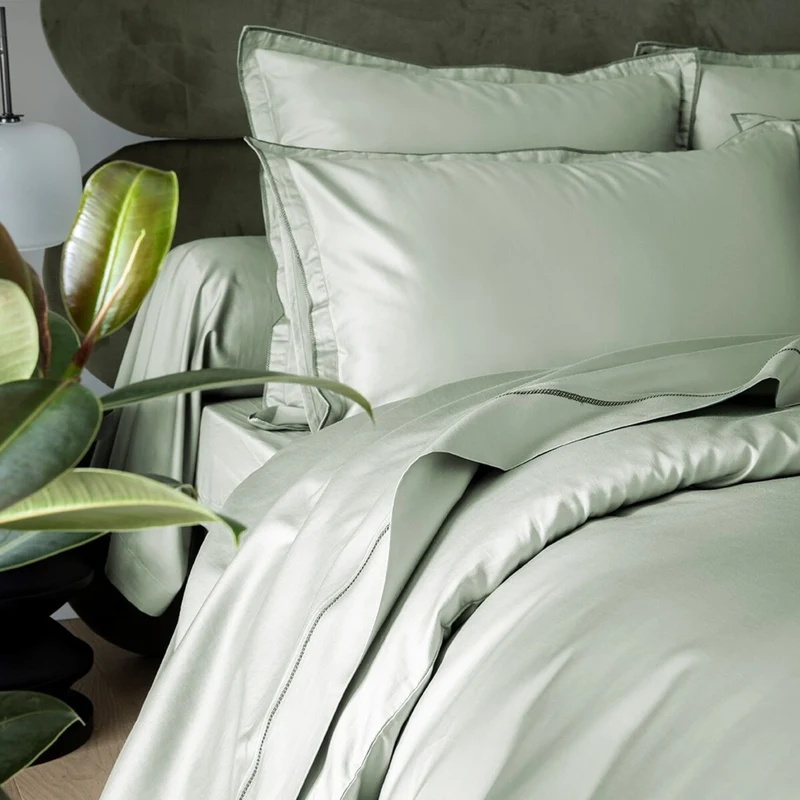 Drap housse Opium - Satin de coton 120 fils/cm²