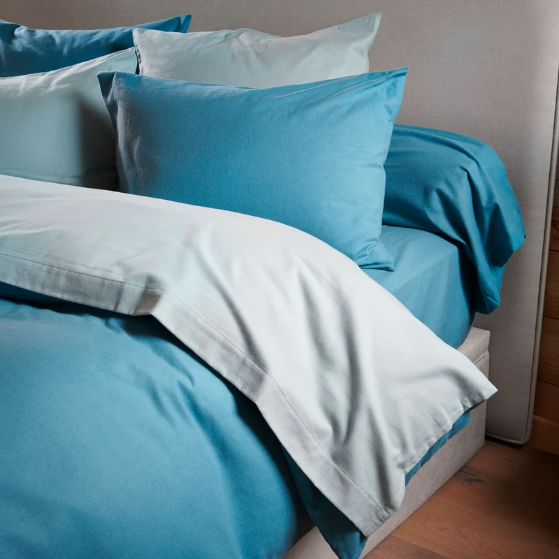 Taie d'oreiller unie - Flanelle
