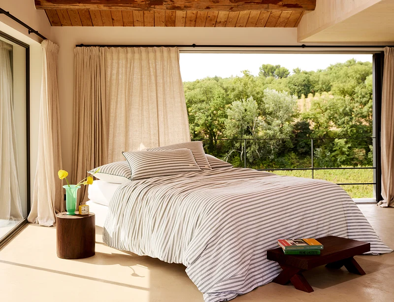 L SEERLINE - Percale Seersucker et Percale Unie