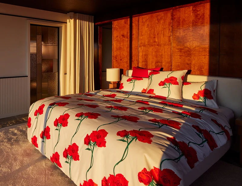 Drap housse Satin de coton - K ROSES