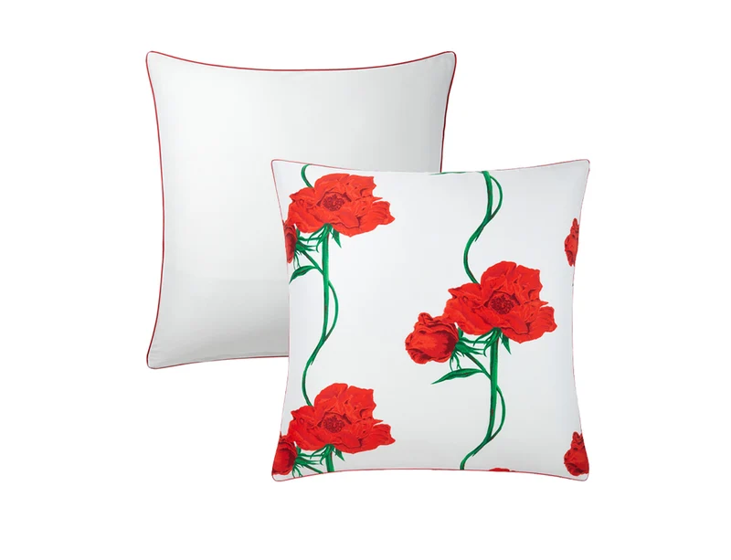 Taie d'oreiller Satin de coton - K ROSES