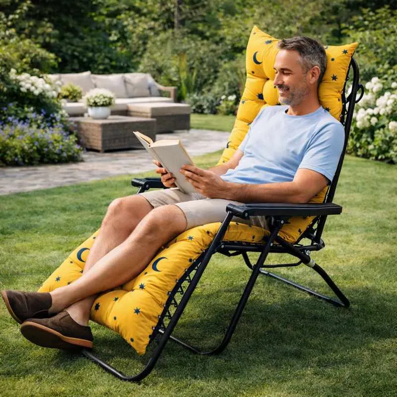 Coussin Fauteuil Jaune à étoile