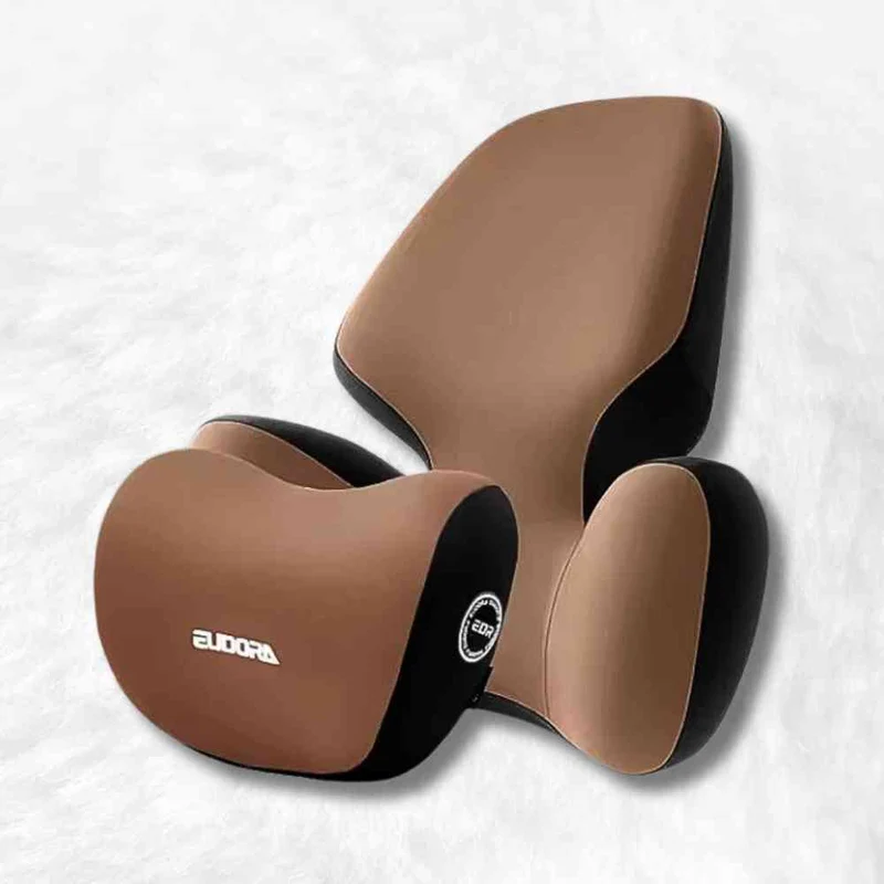 Coussin Cou Voiture marron
