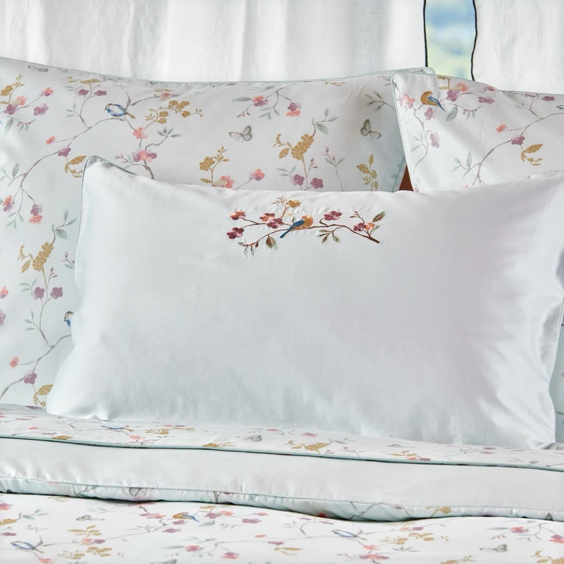 Taie d'oreiller Jardin Suspendu - Satin de coton 120 fils/cm²
