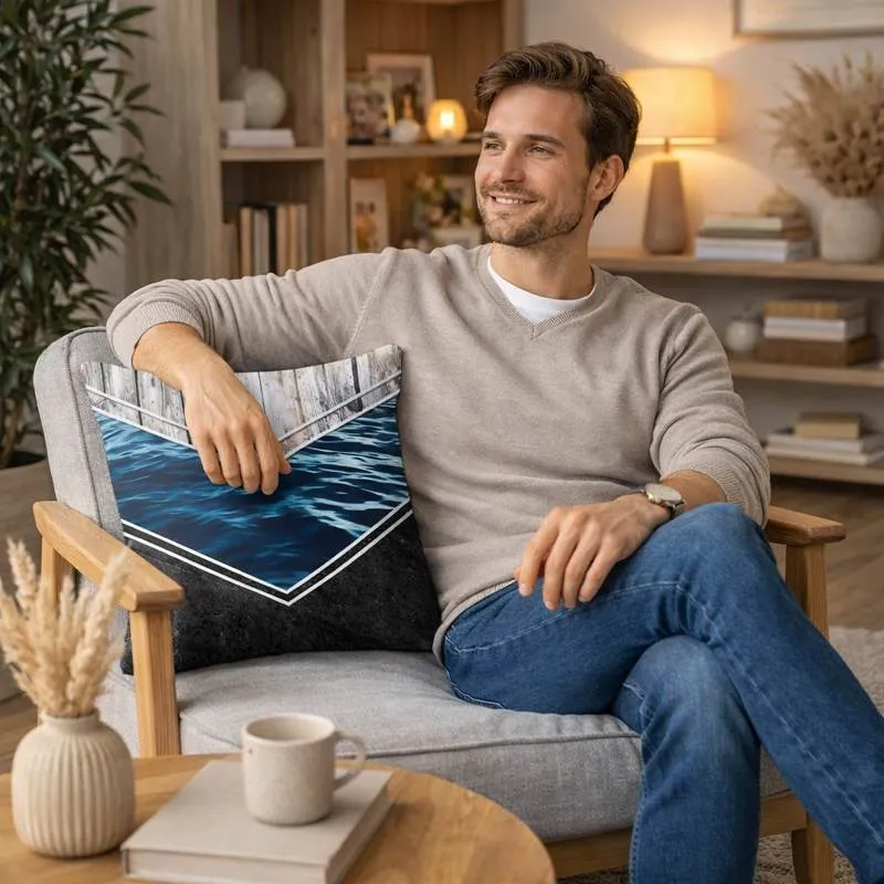 Housse Coussin Carré Éléments