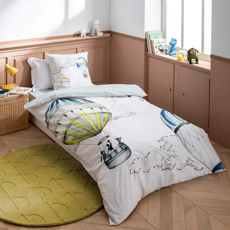 Parure de lit Envol - Percale de coton