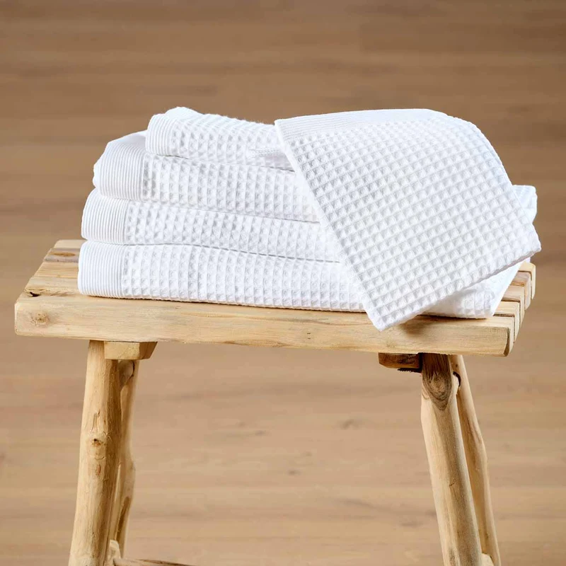 Linge de bain Épure - Coton Nid d’abeille 300 g/m²