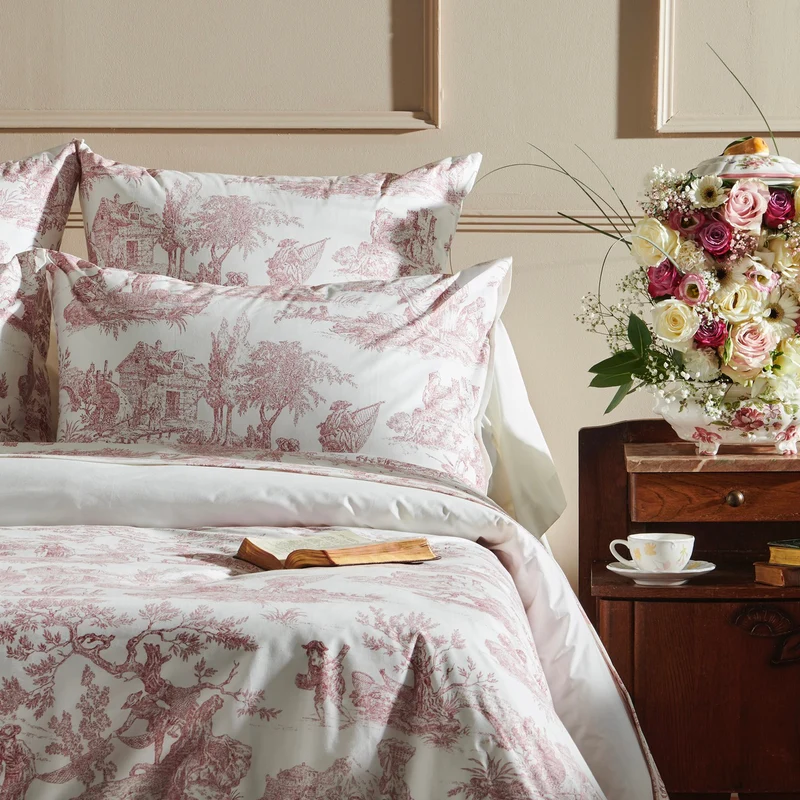 Parure de lit Tendresse - Percale de coton