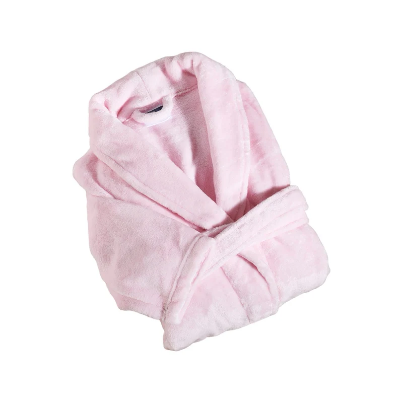 Peignoir mixte col chale - Polaire 100% polyester