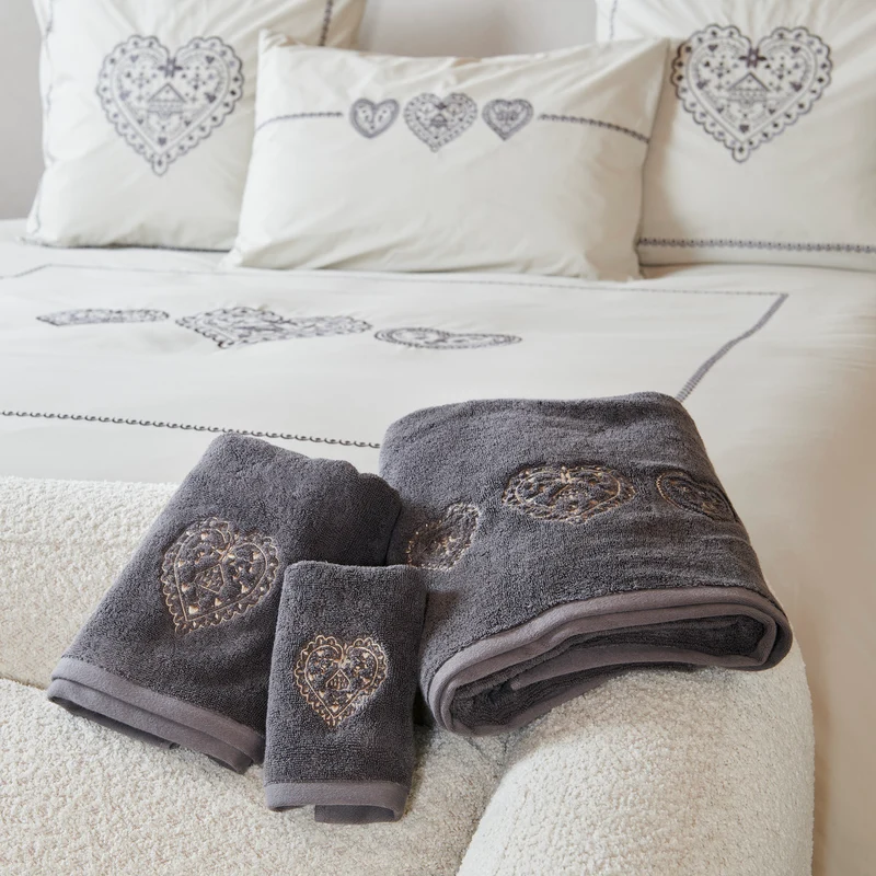 Serviette Nuit au Chalet - Coton 600g/m²