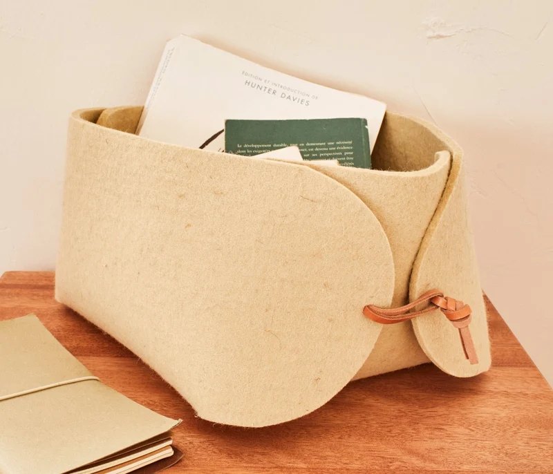 Panier en laine