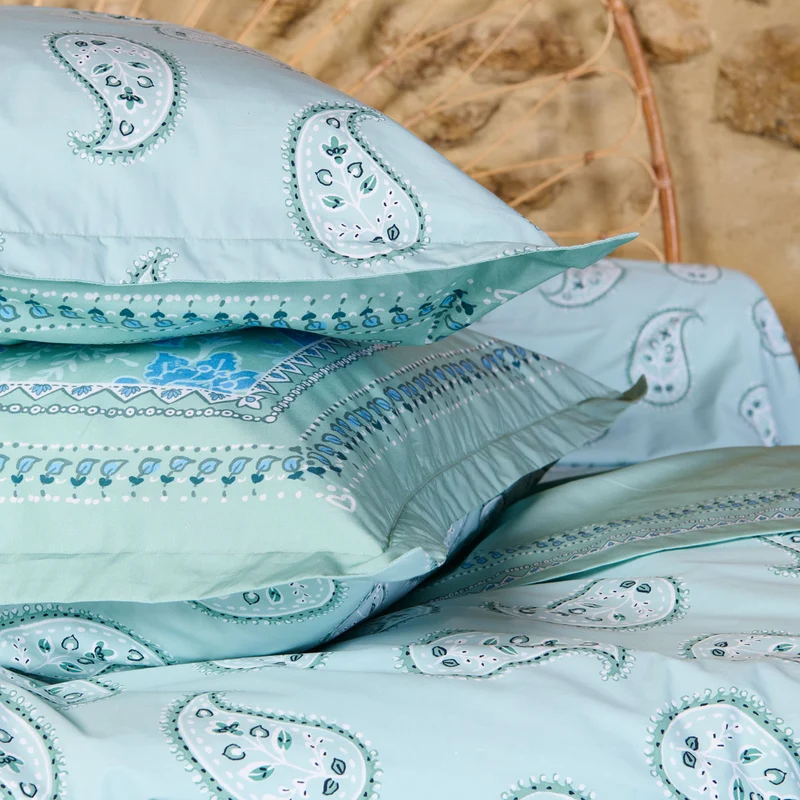 Taie d'oreiller Bastide - Percale de coton 120 fils/cm²