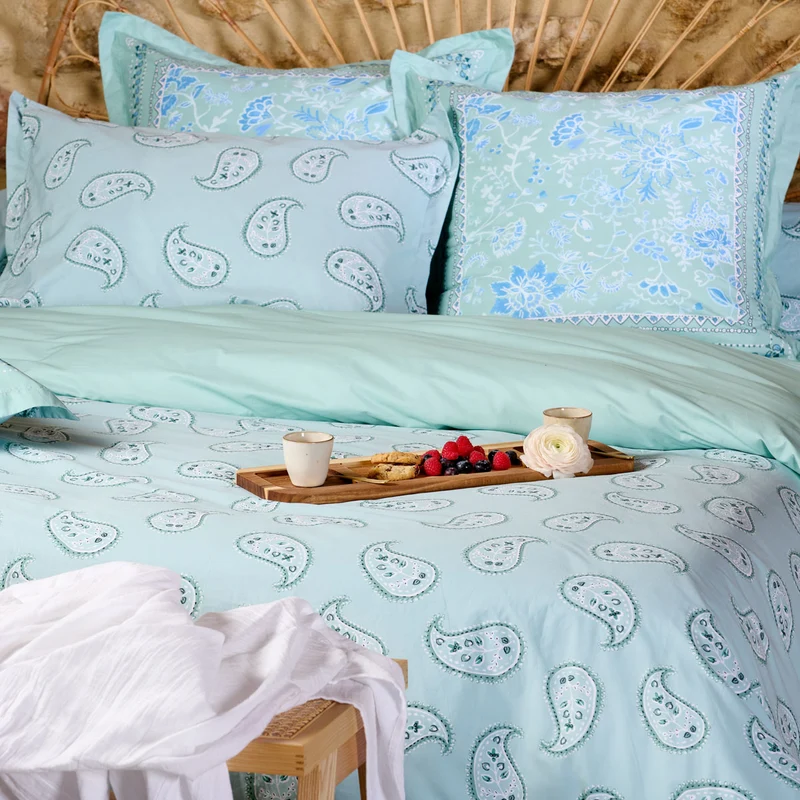 Taie d'oreiller Bastide - Percale de coton 120 fils/cm²