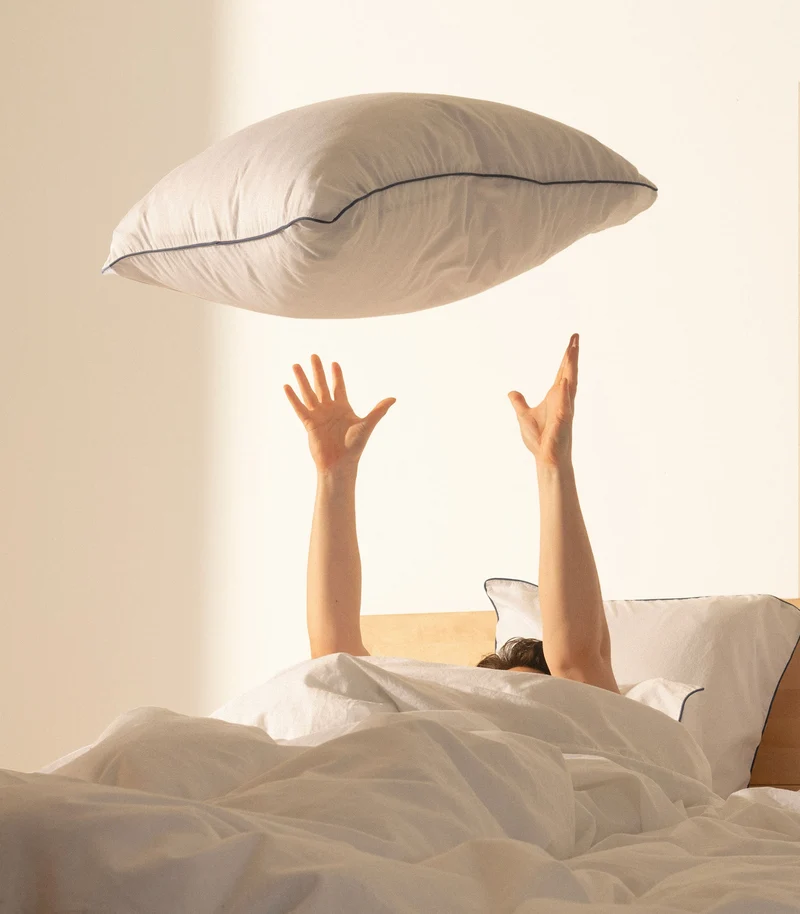 Drap plat satin de coton - Blanc grand frais