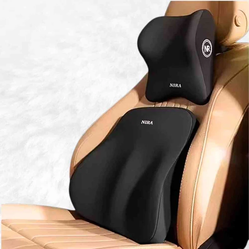 Coussin Appui Tête Voiture noir