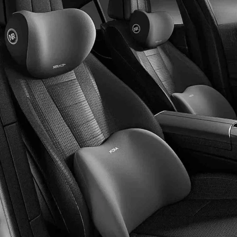 Coussin Lombaire Voiture Ergonomique gris foncé