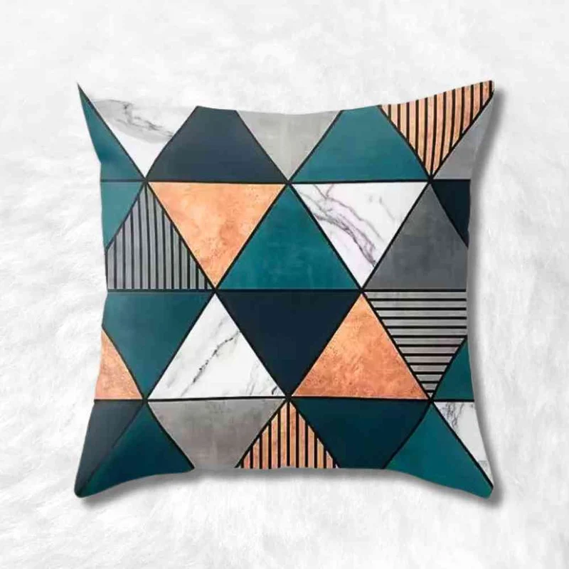 Housse Coussin Carré Art Déco