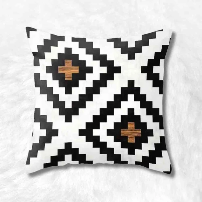 Housse Coussin Carré Astek Bois
