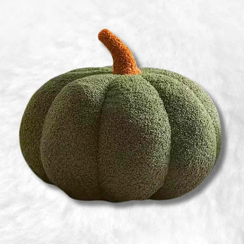 Coussin Citrouille vert