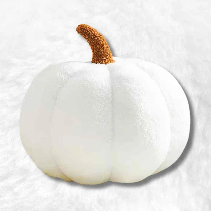 Coussin Citrouille blanc