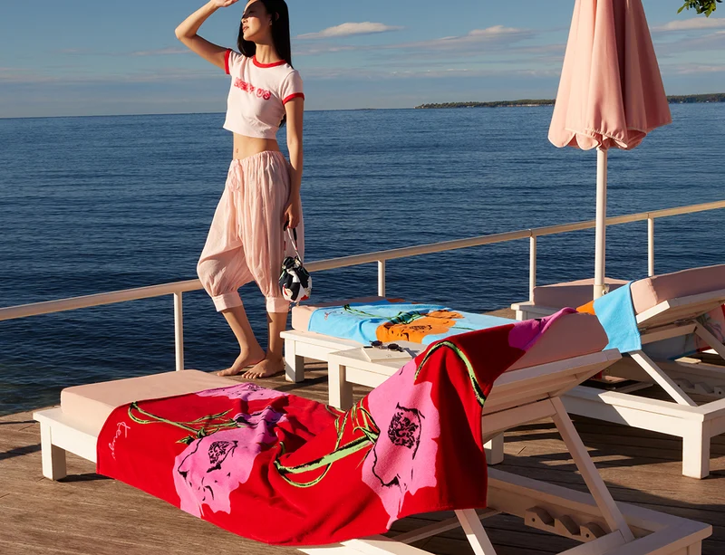 Drap de plage - KPOP Turquoise