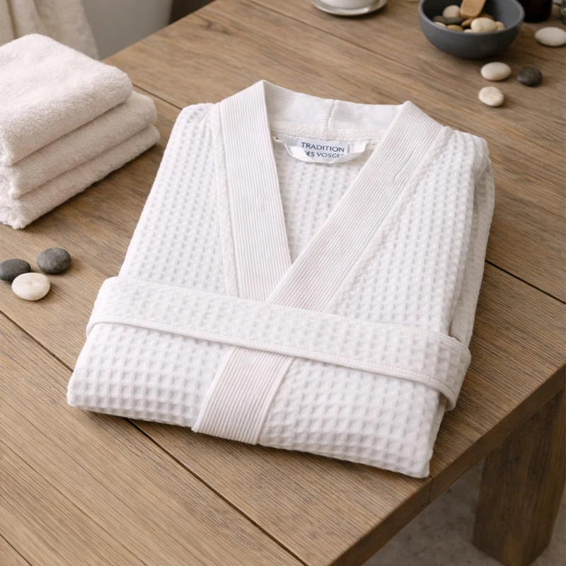 Kimono Épure - Coton Nid d’abeille 300 g/m²