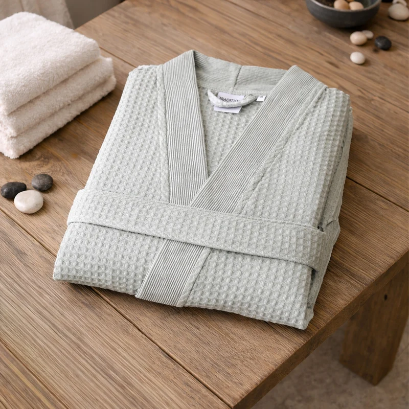 Kimono Épure - Coton Nid d’abeille 300 g/m²