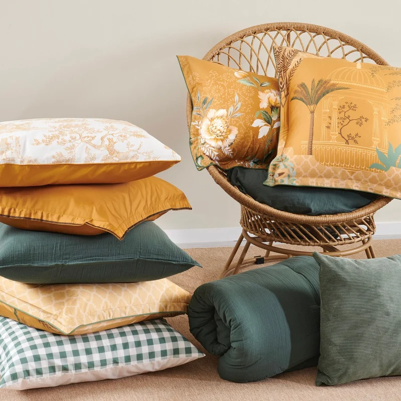 Parure de lit Opium - Satin de coton 120 fils/cm²