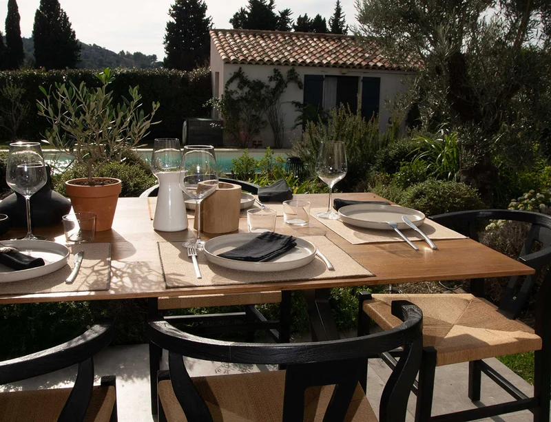 Set de table Jute enduite - ANTALIA Ecru