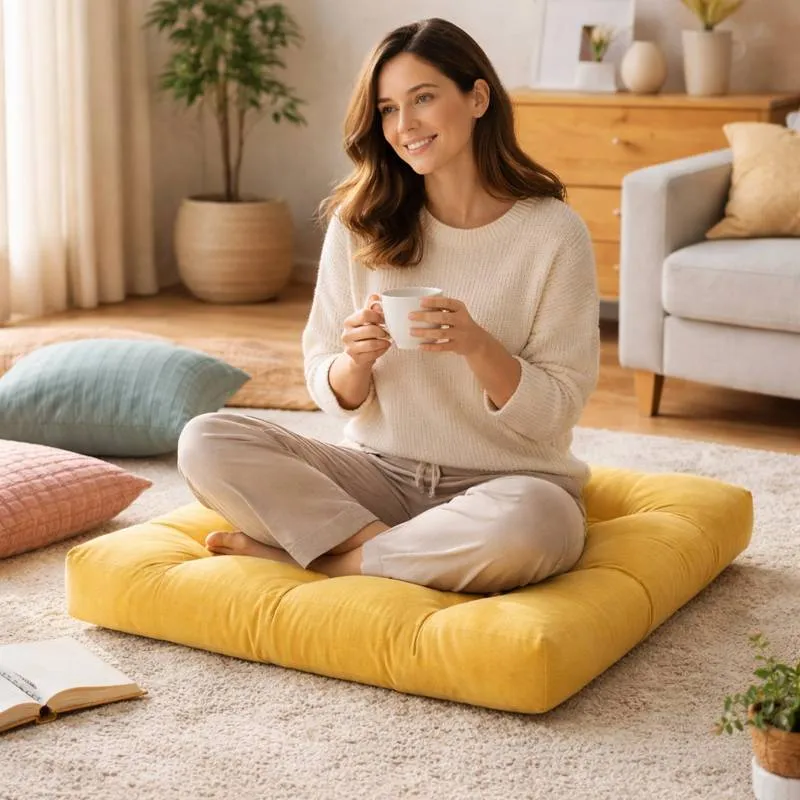 Coussin de Sol Grand jaune