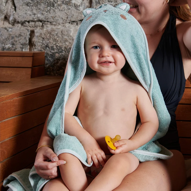 Linge de bain Les Petits Félins - Coton 450g/m²