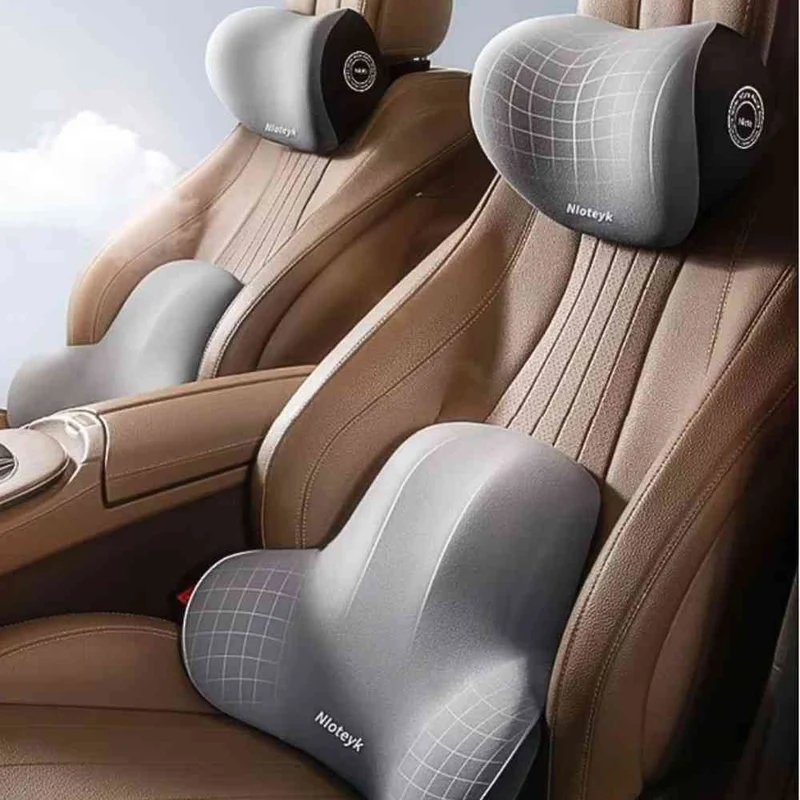Coussin Dos Voiture marron