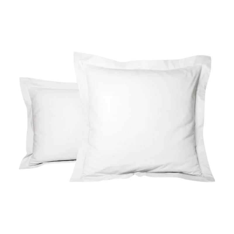 Taie d'oreiller unie - Percale de coton
