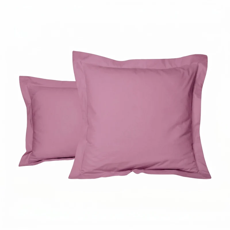Taie d'oreiller unie - Percale de coton