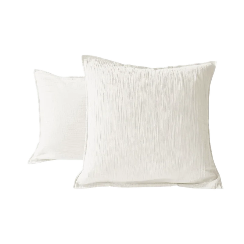 Taie d'oreiller unie - Gaze de Coton