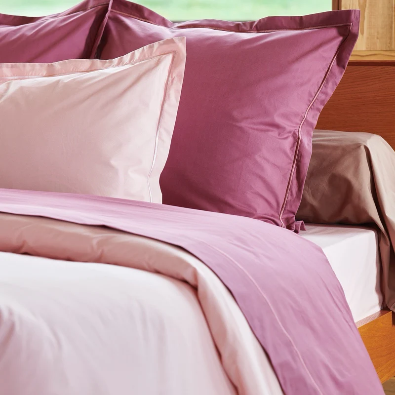 Housse de couette unie - Percale de coton