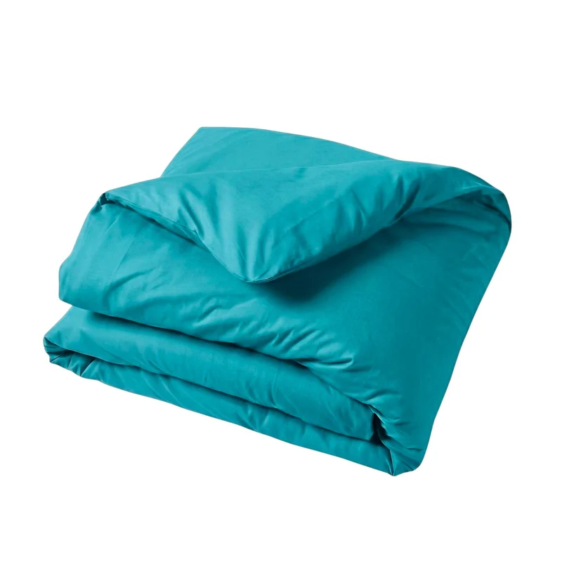 Housse de couette unie - Percale de coton
