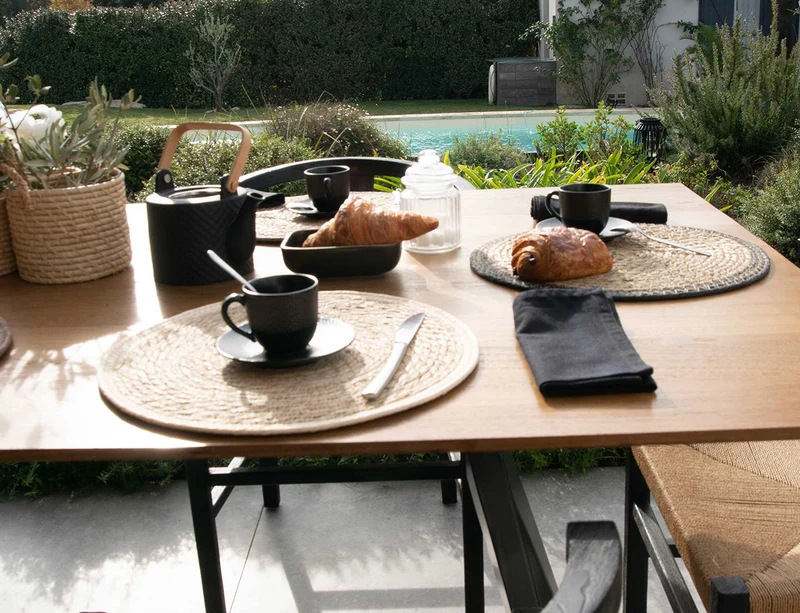Set rond de table - TAMATAVE Gris