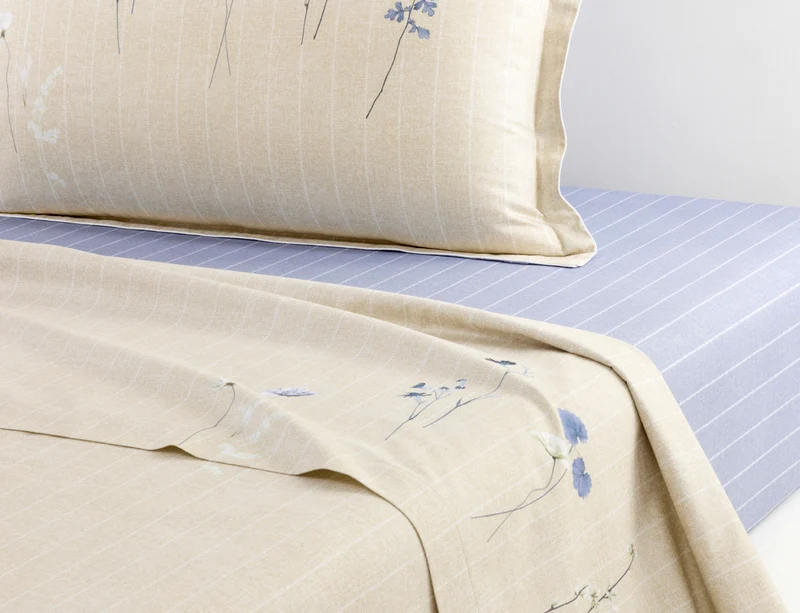 AZURE MIST - Satin de coton