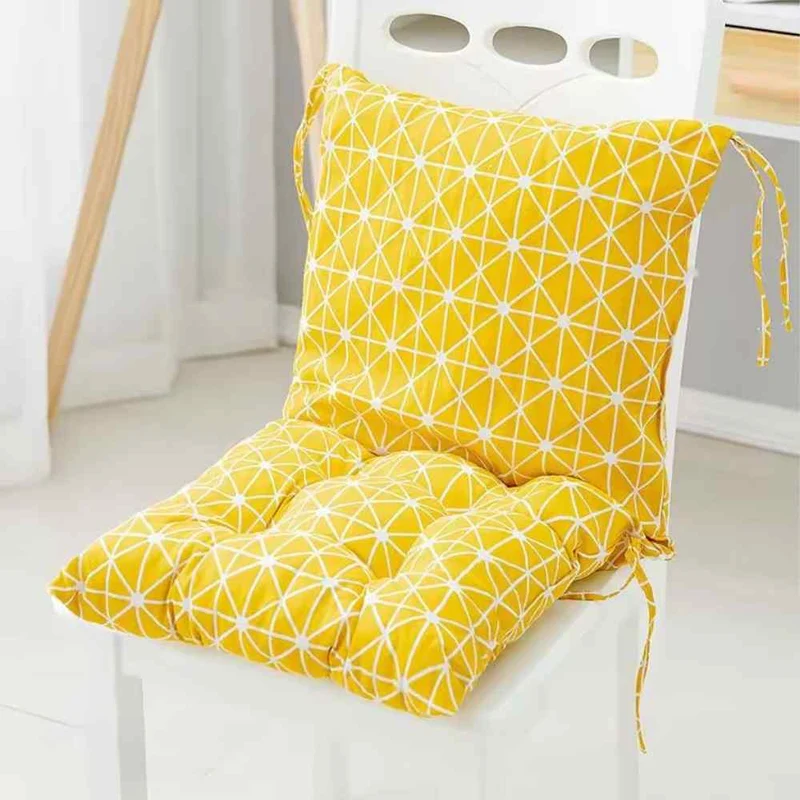 Coussin de Chaise avec Dossier jaune
