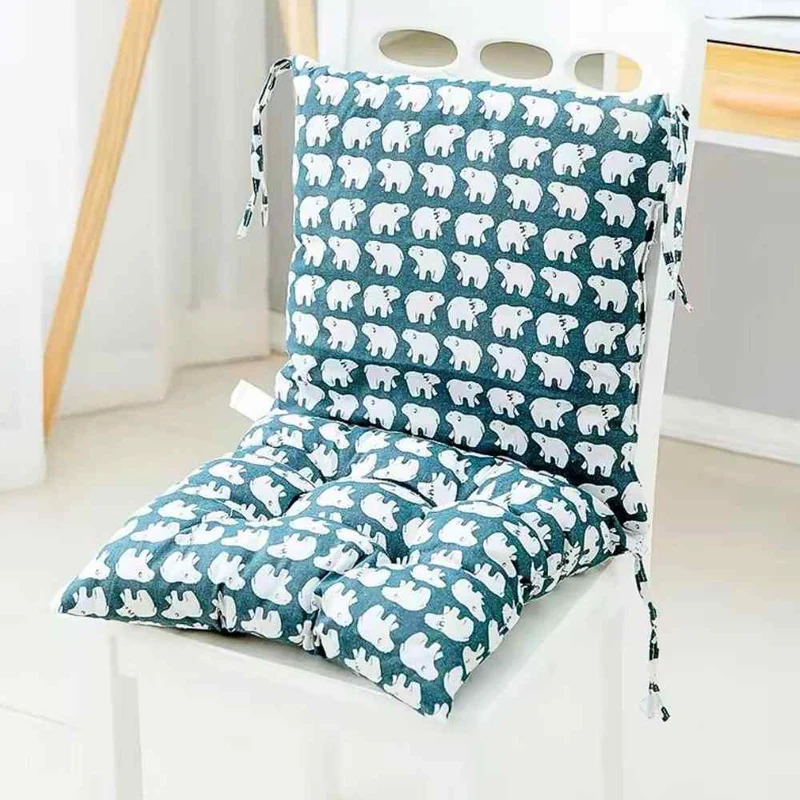 Coussin de Chaise avec Dossier bleu
