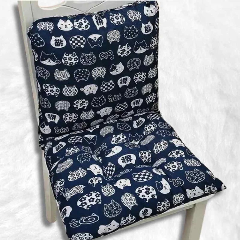 Coussin de Chaise avec Dossier bleu marine
