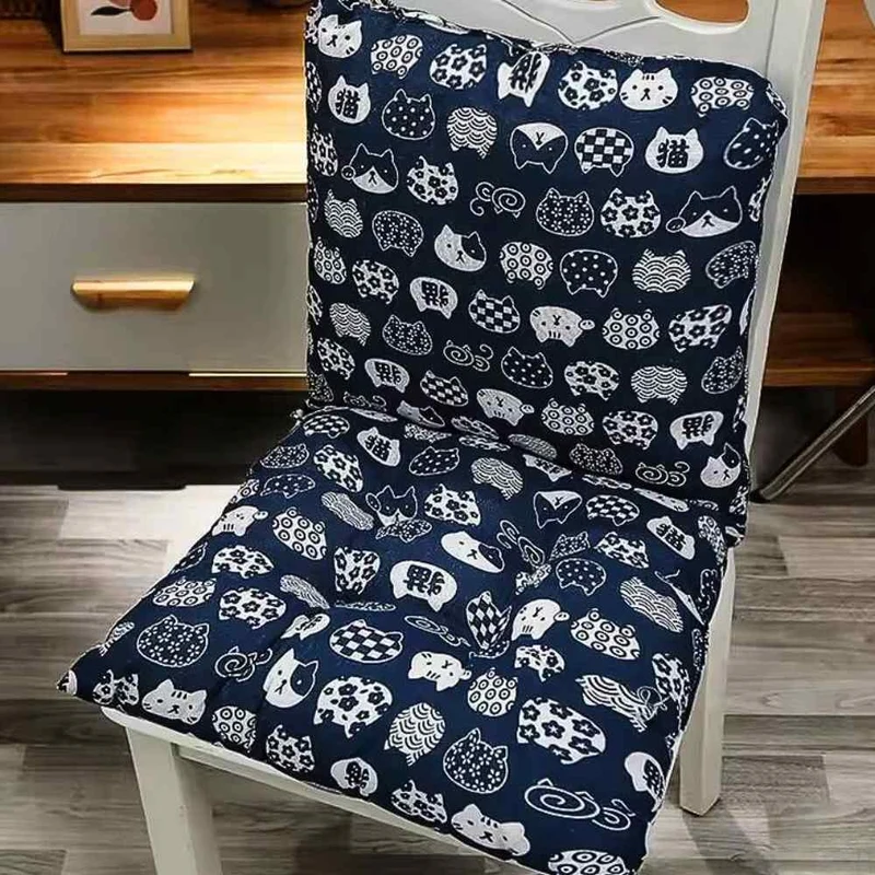 Coussin de Chaise avec Dossier bleu marine