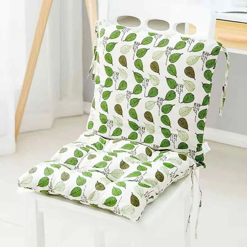 Coussin de Chaise avec Dossier blanc & vert